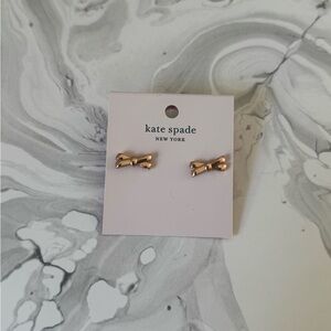 Kate Spade Rose Gold Bow Earrings